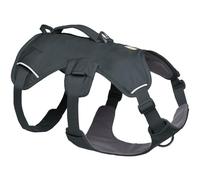 Ruffwear Web Master Harnais pour Chien avec poignée et Boucle améliorée, réglable et léger pour Les promenades et randonnées, Anti-Fuite, sans Traction, Respirant et Confortable, Gris Basalte, M