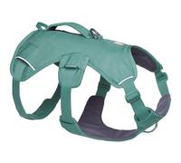 Ruffwear Web Master Harnais pour Chien avec poignée et Boucle améliorée, réglable et léger pour Les promenades et randonnées, Anti-Fuite, sans Traction, Respirant et Confortable, Vert rivière, S