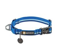 RUFFWEAR Web Reaction Collier pour Chien de très Grande Taille, Collier Martingale réglable avec Anneau en V en Aluminium et libération latérale Blue Pool 14"-17"