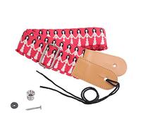 Rufun Sangle Ukulélé Fille Hawaïenne Rétro Accessoire Hawaii Ajustable pour Mini Guitare avec Fixaction