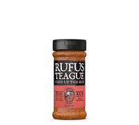 Rufus Teague Fish Rub 193g - Rub BBQ herbes & citron pour poisson et fruits de mer - Saveur légèrement fumée - Pour plancha, grill, poêle - Idée cadeau BBQ