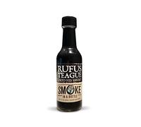 Rufus Teague Smoke in a Bottle - Arôme fumé Hickory liquide pour marinades, sauces & grillades - Goût fumé-sucré, idéal pour BBQ, cuisine vegan & sauces