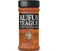 Rufus Teague Spicy Meat Rub 184g - Rub BBQ piquant pour viande - Mélange d’épices fumées pour brisket, pulled pork, grillades - Cadeau homme amateur de BBQ