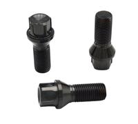 Rufutle Boulon De Roue pour BMW, pour Mini, Boulon de Roue en Titane à tête concave et siège Conique M14x1,25