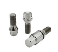 Rufutle Boulon De Roue pour BMW, pour Mini, Boulon de Roue en Titane M12x1,5 à siège Conique concave, Grade 5, avec clavette.