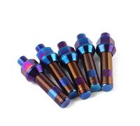 Rufutle Boulon De Roue pour BMW, pour Mini, pour Toyota Supra, Écrous de Goujons de Jante en Titane M12/M14x1,25/1,5x75/78 mm et M12/14x1,25/1,5x27 mm