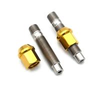 Rufutle Boulon De Roue pour Nissan, pour Subaru, pour Suzuki, Écrous de Goujons de Jante en Titane M12/M14x1,25/1,5x75/78 mm et M12/14x1,25/1,5x27 mm