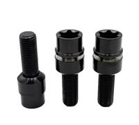 Rufutle Boulon De Roue pour Porsche, pour Maserati, pour Lamborghini, Vis de Jante en Titane M14x1,5x28-45 mm à siège Conique Torx
