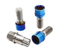 Rufutle Boulon De Roue pour Rolls Royce, pour Toyota Supra, Vis de Roue en Titane à siège Conique et Douille Torx M14x1,25