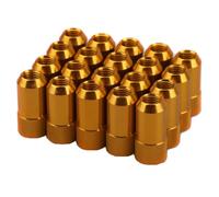 Rufutle Écrous De Roue pour Mazda CX-3 MX-5 Roadster, pour Lincoln Aviator MKC MKZ, pour Suzuki S-Cross Swift SX4 Vitara, 20 pièces écrous de Roue M12x1,5 42 mm 7075-T6