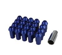 Rufutle Écrous De Roue pour Mazda CX-3 MX-5 Roadster, pour Lincoln Aviator MKC MKZ, pour Suzuki S-Cross Swift SX4, 20 pièces écrous de Roue + 1 clé M12x1,5 Hex 19 mm 7075-T6