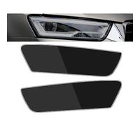 Rufutle Film Teinté Phare pour Audi Q3 2013-2018, Film de phares Avant de Voiture Film Noir fumé Phares Transparents Autocollant prédécoupé en TPU