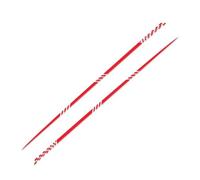 Rufutle Stickers Voiture pour Skoda Superbe Octavia Rapide Spaceback Rapide, 2 pièces Autocollants décoratifs en Vinyle à Longues Rayures pour Voiture