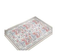 Rug for Living Room,Area Floral Vintage for Bedroom Non-Slip Non Shedding Indoor Floor Carpet, Low Pile Foldable Stain(Q-2510301842,180x230CM)