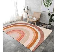 Rug Modern Rainbow Print Large Home Carpet - Indoor Doorway Non-Slip Floor Mat Carpet Polyester Fiber Easy to Clean Washable Rugs,