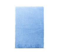 Rug Solid Couverture en coton Stockholm 130x180 cm Bleu millénaire