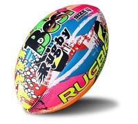 RUGBIER - Ballon de Rugby pour Enfants T3 - Ballon pour École - Initiation et Entraînement - Design Exclusif - Modèle Best Rugby