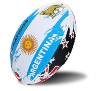 RUGBIER - Ballon d'entraînement de Rugby - Taille 5 Training - Haut de Gamme - Entraînement et Jeu - Catégories Masculines et Équipes Senior - 4 Nations