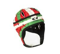 Rugbier - Casque de Rugby Professionnel AIR-Pro - Adultes et Jeunes Unisexe - Ajustable - Protection Coussinetée pour la Tête - Modèle Euskadi (XS)