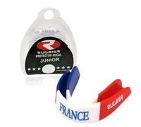 Rugbier - Protège-dents Classic pour Rugby - Taille Enfants jusqu'à 12 ans - Unisexe - Protège-dents Sportif Junior - Modèle France