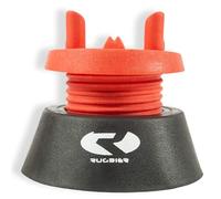 RUGBIER - Tee de Rugby Ajustable - Support pour Ballon de Rugby - Tee de Kicking Entraînement et Compétition - Couleur Rouge/Noir