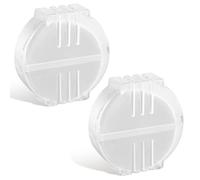 RUGBOL Lot de 2 cires d'abeille, Cire d'abeille pour Couture, matelassage, renforcement, Lubrification (Blanc)