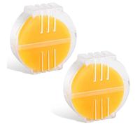 RUGBOL Lot de 2 cires d'abeille, Cire d'abeille pour Couture, matelassage, renforcement, Lubrification (Jaune)