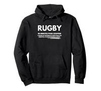 Rugby 80 Minutes Souffrance 3ème Mi-Temps Humour Joueur Sweat à Capuche
