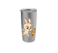 Rugby Bunny Kick Prep Dessin animé Gobelet isotherme en acier inoxydable double paroi