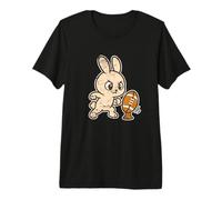 Rugby Bunny Kick Prep Dessin animé T-Shirt Haut de Gamme