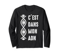 Rugby C'est dans Mon adn Joueurs de Rugby Enfant Drôle Manche Longue