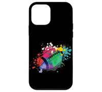 Rugby coloré Joueur de Rugby entraîneur Sport Football Coque pour iPhone 12 Mini