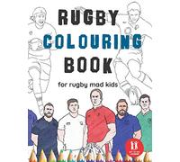 Rugby Colouring Book: Great Gift for Boys & Girls, Ages 4-12