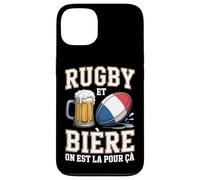 Rugby et Bière on Est La pour Ça Drapeau français Fans Rugby Coque pour iPhone 13