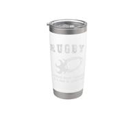 Rugby : être attaqué est un signe d'affection Gobelet isotherme en acier inoxydable double paroi