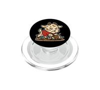 Rugby Goat Muddy Try, Dessin animé PopSockets PopGrip pour MagSafe
