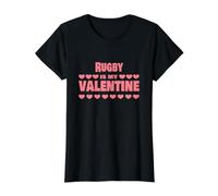 Rugby is My Valentine Day Funny Rugby Player T-Shirt Graphique avec Valeur