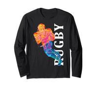 Rugby Joueurs de Rugby Amateur Enfant garçon ritro Manche Longue