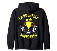 Rugby La Rochelle 2 Etoiles Rochelais Rugbyman Rochelle Sweat à Capuche