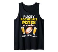 Rugby Rochelais Potes Et Apéro Bière Humour Supporter Homme Débardeur