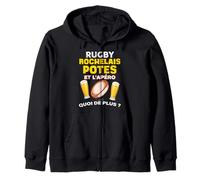 Rugby Rochelais Potes Et Apéro Bière Humour Supporter Homme Sweat à Capuche