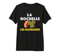 Rugby Stade Rochelais La Rochelle Les Bagnards Supporter T-Shirt Haut de Gamme
