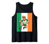 Rugby Thumbs-Up Mid-Leap Charge Débardeur