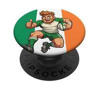 Rugby Thumbs-Up Mid-Leap Charge PopSockets PopGrip Adhésif