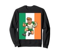 Rugby Thumbs-Up Mid-Leap Charge Sweatshirt