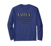 Rugby Un Jeu joué par des Hommes avec des balles de Forme étrange Manche Longue