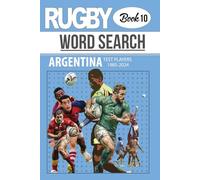 Rugby Word Search Book: 495 Argentina International Players 1985-2024 Name Find in this Puzzle for Adults, Seniors and Teens
