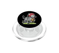 Rugby Zebra avec Casquette Scrum PopSockets PopGrip pour MagSafe
