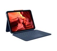 Logitech Rugged Combo 4 Touch pour iPad (10ème génération) étui-Clavier Protecteur avec Smart Connector et Clavier résistant aux éclaboussures - QWERTZ