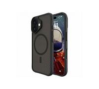 imoshion Rugged Hybrid Carbon Case avec MagSafe pour Apple iPhone 16 - Noir